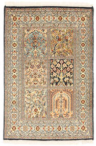  Oriental Kashmir Pure Silk Rug 65X96 Silk, India Carpetvista