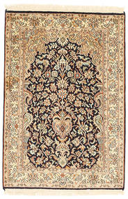 64X93 Kashmir Ren Silke Teppe Orientalsk (Silke, India) Carpetvista