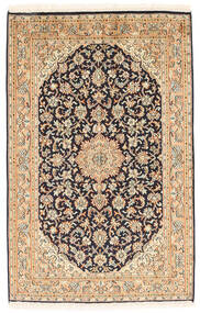  Oriental Kashmir Pure Silk Rug 80X123 Silk, India Carpetvista