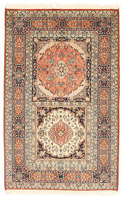 Kashmir Pure Silk Rug 81X125 Silk, India Carpetvista