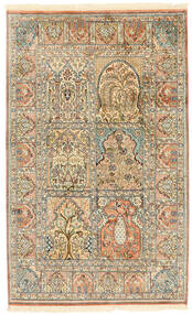  Oriental Kashmir Pure Silk Rug 97X156 Silk, India Carpetvista