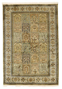 129X187 Kashmir Pure Silk Rug Oriental (Silk, India) Carpetvista