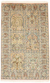 絨毯 カシミール ピュア シルク 78X124 (絹, インド)