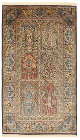 94X161 Kashmir Pure Silk Rug Oriental (Silk, India) Carpetvista