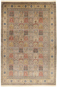  Oriental Kashmir Pure Silk Rug 185X272 Silk, India Carpetvista