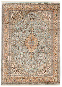 158X218 Kashmir Pure Silk Rug Oriental (Silk, India) Carpetvista