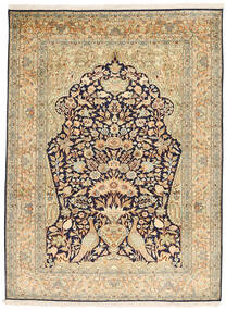 155X210 Kashmir Pure Silk Rug Oriental (Silk, India) Carpetvista