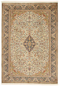 125X179 Kashmir Pure Silk Rug Oriental (Silk, India) Carpetvista