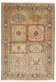 125X180 Kashmir Pure Silk Rug Oriental (Silk, India) Carpetvista