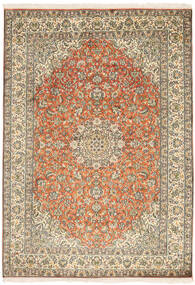  Oriental Kashmir Pure Silk Rug 128X181 Silk, India Carpetvista