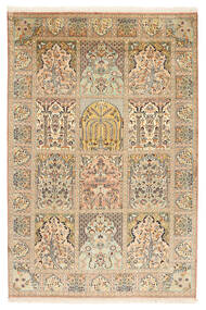 126X188 Kashmir Pure Silk Rug Oriental (Silk, India) Carpetvista