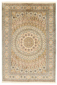 126X183 Kashmir Pure Silk Rug Oriental (Silk, India) Carpetvista