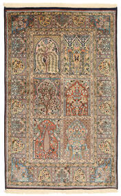 95X153 Kashmir Pure Silk Rug Oriental (Silk, India) Carpetvista