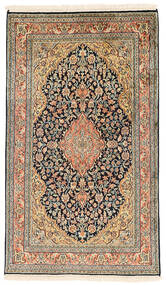76X131 Kashmir Pure Silk Rug Oriental (Silk, India) Carpetvista
