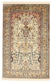  Oriental Kashmir Pure Silk Rug 96X153 Silk, India Carpetvista