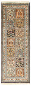  Oriental Kashmir Pure Silk Rug 65X183 Runner
 Silk, India Carpetvista