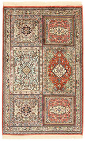 80X126 Kashmir Pure Silk Rug Oriental (Silk, India) Carpetvista