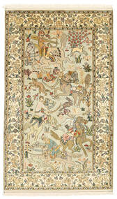  Orientalischer Kaschmir Reine Seide Figurativ Teppich 92X151 Seide, Indien Carpetvista