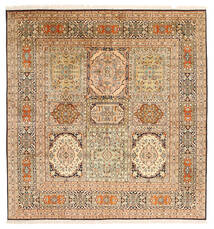 Kashmir Pure Silk Rug 179X187 Square Silk, India Carpetvista