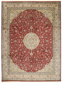 252X340 Kashmir Pure Silk Rug Oriental Large (Silk, India) Carpetvista
