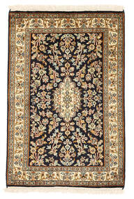  Oriental Kashmir Pure Silk Rug 63X99 Silk, India Carpetvista
