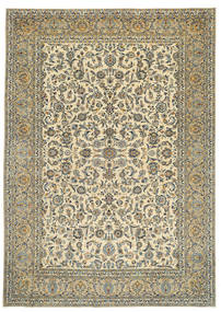  275X390 Keshan Patina Signatur: Tabatabai Teppich Gelb/Grau Persien/Iran Carpetvista