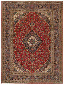 Keshan Patina Matta 304X414 Brun/Beige Stor Ull, Persien/Iran Carpetvista