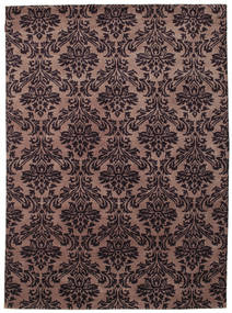 174X238 Himalaya Teppich Moderner Dunkelrot/Rot (Wolle, Indien) Carpetvista