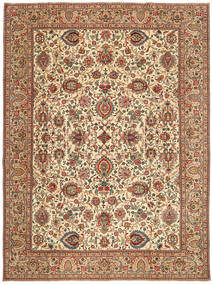  Tabriz Patina Rug 295X395 Persian Wool Beige/Brown Large Carpetvista