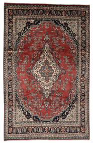  Oriental Hamadan Shahrbaf Patina Rug 208X328 Black/Dark Red Wool, Persia/Iran Carpetvista