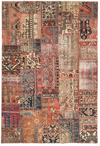  Patchwork Rug 197X298 Persian Wool Carpetvista