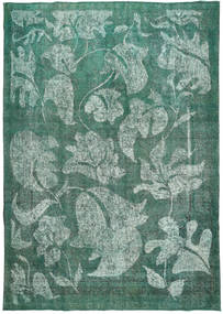  266X383 Colored Vintage Teppich Grün Persien/Iran Carpetvista