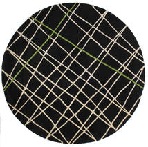 Trassel Handtufted Ø 150 Small Round Wool Rug