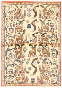 Hamadan Pictorial Rug 100X147 Wool, Persia/Iran Carpetvista