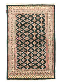  127X186 Medaillon Klein Pakistan Buchara 2Ply Teppich Wolle, Carpetvista