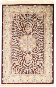  96X147 Qum Silk Rug Persia/Iran