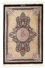 79X118 絨毯 クム シルク オリエンタル (絹, ペルシャ/イラン)