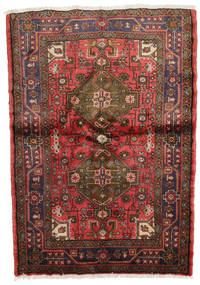 101X144 Senneh Rug Oriental (Wool, Persia/Iran) Carpetvista
