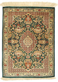 Qum Silk Rug 58X78 Silk, Persia/Iran