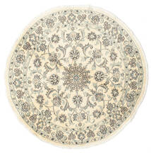  Oriental Nain Rug Ø 144 Round Wool, Persia/Iran Carpetvista