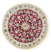  Oriental Nain Rug Ø 139 Round Wool, Persia/Iran Carpetvista