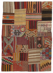 126X176 Kelim Patchwork Teppich Moderner (Wolle, Türkei) Carpetvista