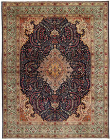  302X388 Large Tabriz Patina Rug Wool, Carpetvista