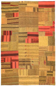  190X297 Kilim Patchwork Rug Wool, Carpetvista
