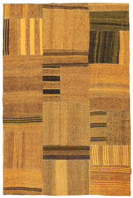  145X221 Small Kilim Patchwork Rug Wool, Carpetvista