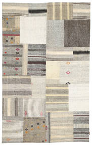  190X304 Kilim Patchwork Rug Wool, Carpetvista