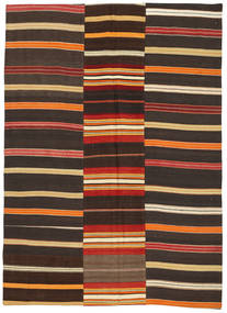 絨毯 キリム パッチワーク 168X234 茶色/ベージュ (ウール, トルコ)