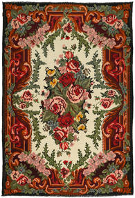  Orientalischer Kelim Rosen Teppich 230X340 Wolle, Moldawien Carpetvista