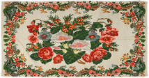  Orientalischer Kelim Rosen Teppich 191X374 Wolle, Moldawien Carpetvista