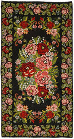 213X415 Kelim Rosen Teppich Orientalischer (Wolle, Moldawien) Carpetvista